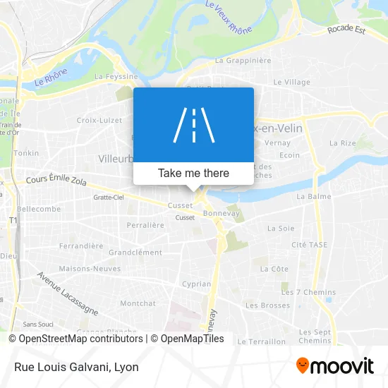 Rue Louis Galvani map