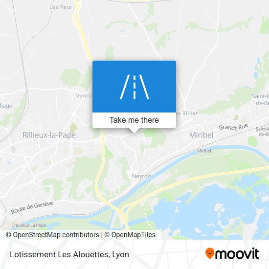 Lotissement Les Alouettes map