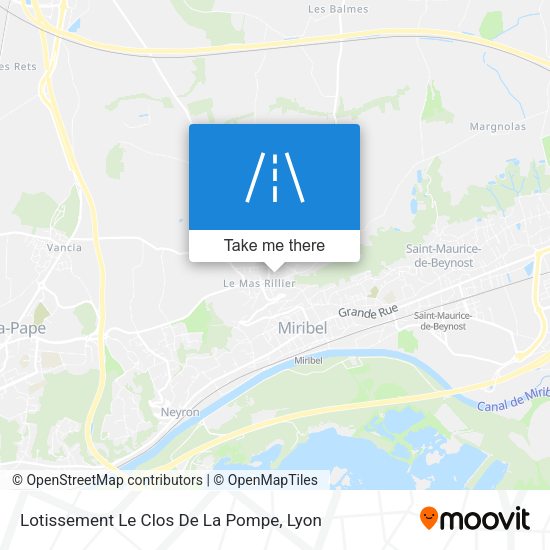Lotissement Le Clos De La Pompe map