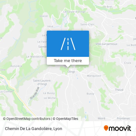 Chemin De La Gandolière map