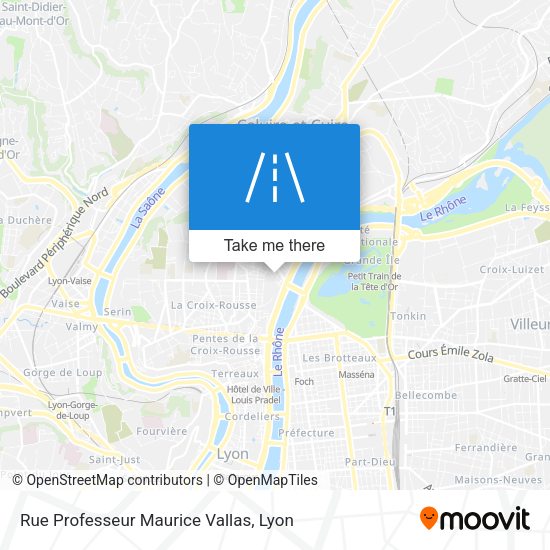Rue Professeur Maurice Vallas map