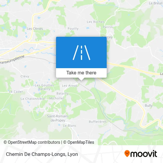 Chemin De Champs-Longs map