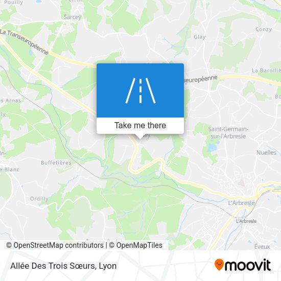 Allée Des Trois Sœurs map