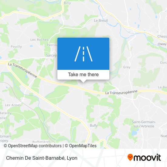 Chemin De Saint-Barnabé map