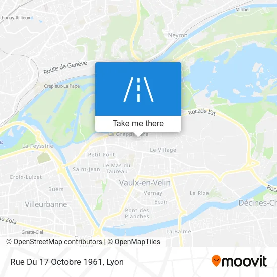 Rue Du 17 Octobre 1961 map