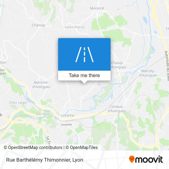 Rue Barthélémy Thimonnier map