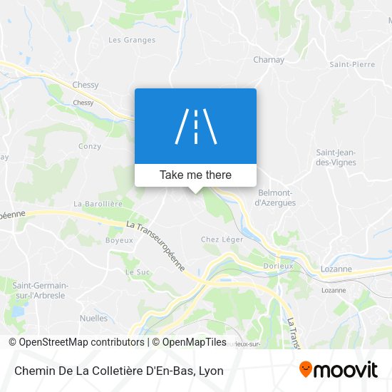 Chemin De La Colletière D'En-Bas map