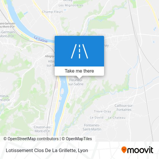 Lotissement Clos De La Grillette map