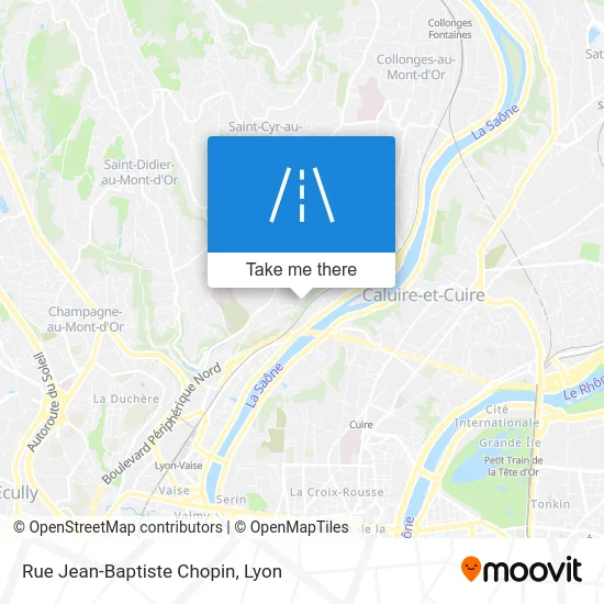 Mapa Rue Jean-Baptiste Chopin