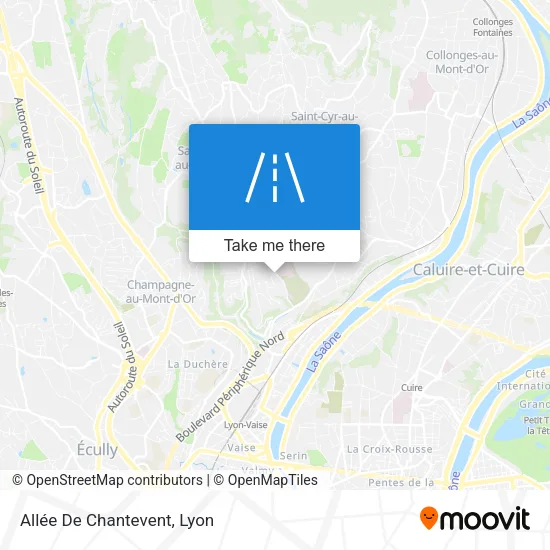 Allée De Chantevent map