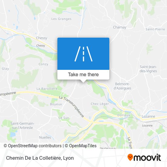 Chemin De La Colletière map