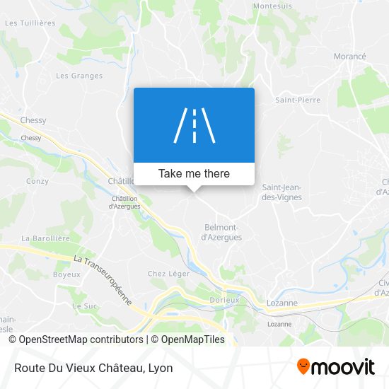 Route Du Vieux Château map