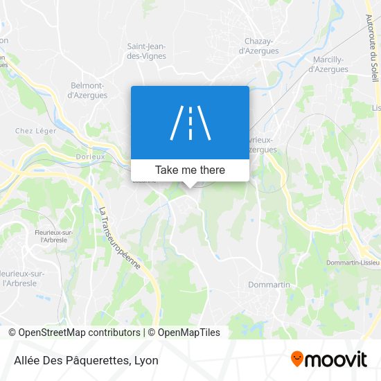 Allée Des Pâquerettes map