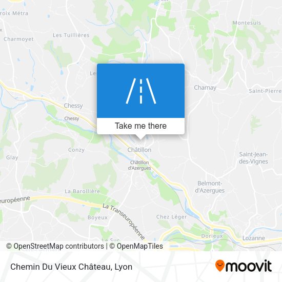 Chemin Du Vieux Château map