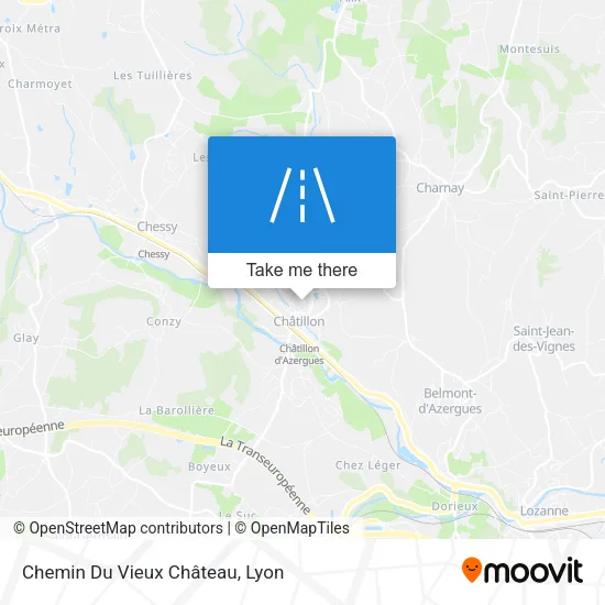Chemin Du Vieux Château map