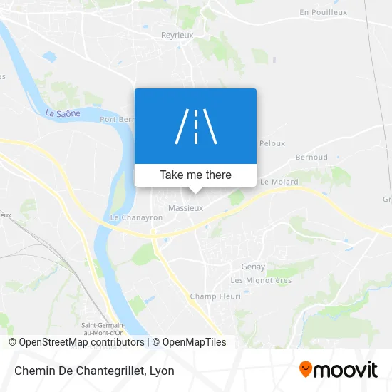 Chemin De Chantegrillet map