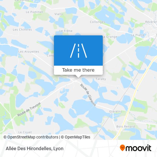 Allée Des Hirondelles map