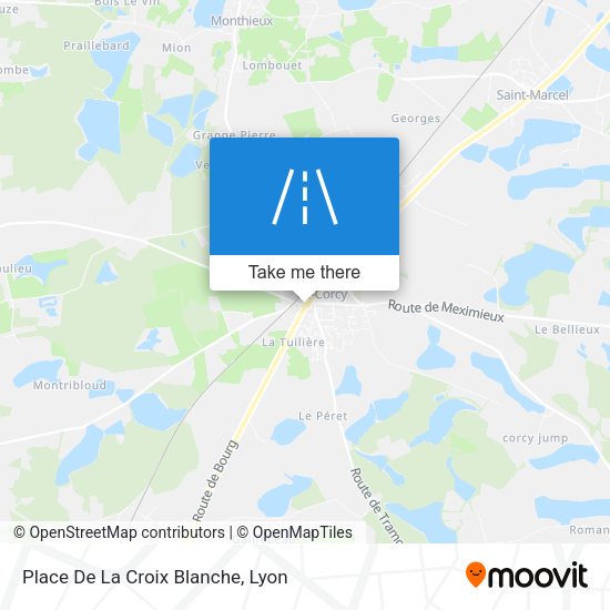 Place De La Croix Blanche map