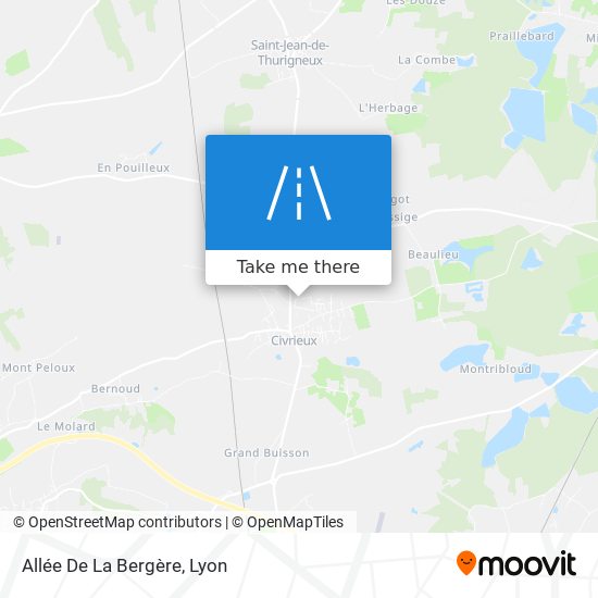 Allée De La Bergère map