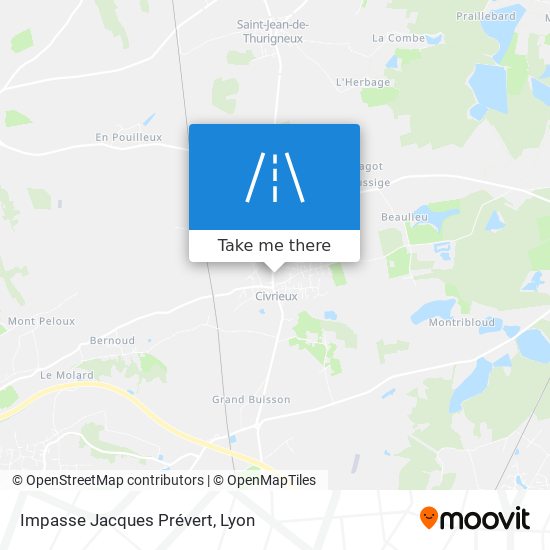 Impasse Jacques Prévert map