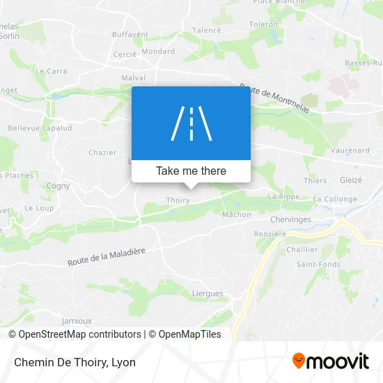 Chemin De Thoiry map