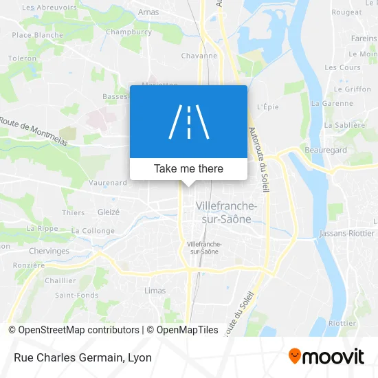 Rue Charles Germain map