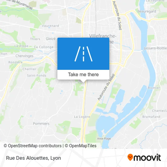 Rue Des Alouettes map