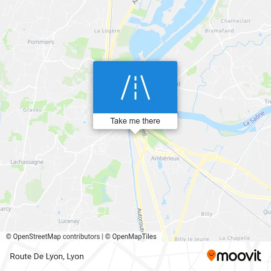 Route De Lyon map