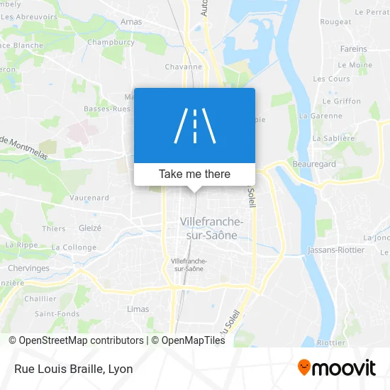 Rue Louis Braille map