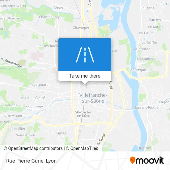 Rue Pierre Curie map