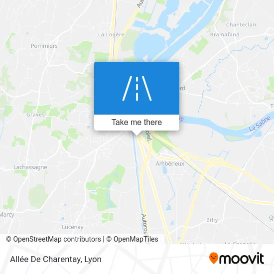Allée De Charentay map