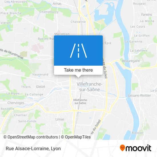 Rue Alsace-Lorraine map