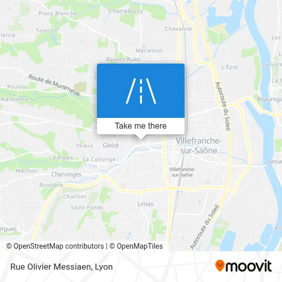 Rue Olivier Messiaen map