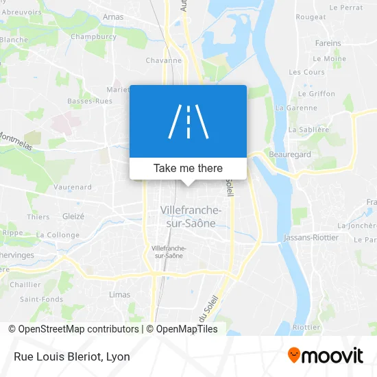 Rue Louis Blériot map