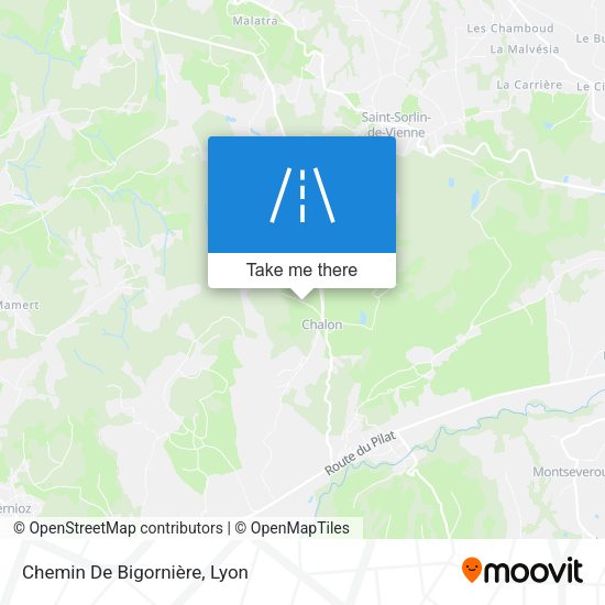 Chemin De Bigornière map