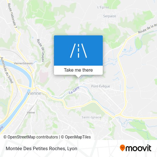 Montée Des Petites Roches map