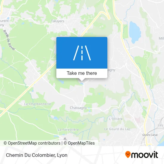 Chemin Du Colombier map