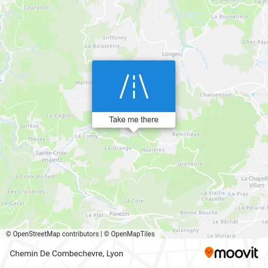 Chemin De Combechevre map