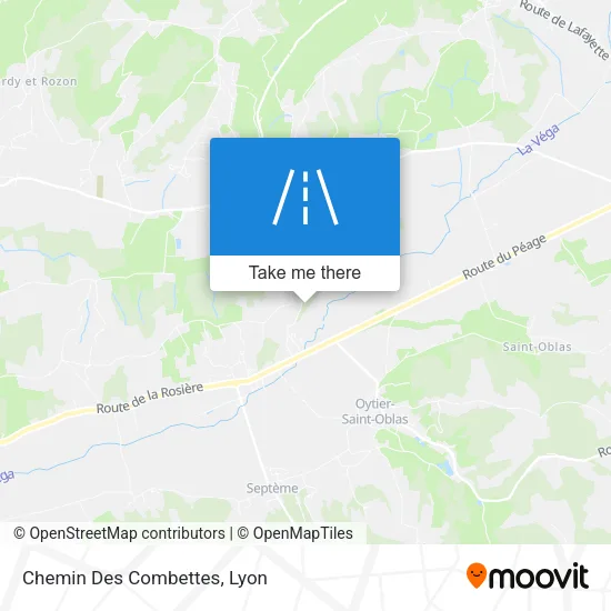 Chemin Des Combettes map