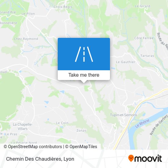 Chemin Des Chaudières map