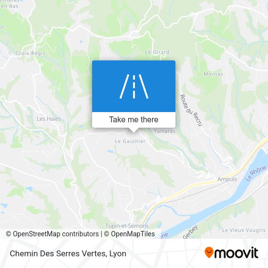 Chemin Des Serres Vertes map