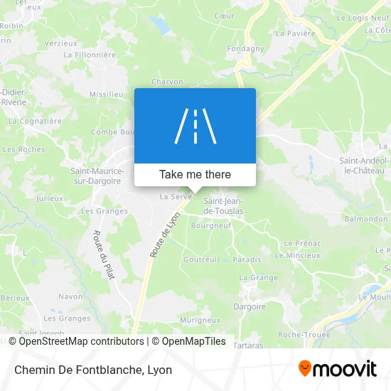 Chemin De Fontblanche map