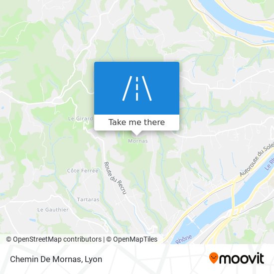 Chemin De Mornas map