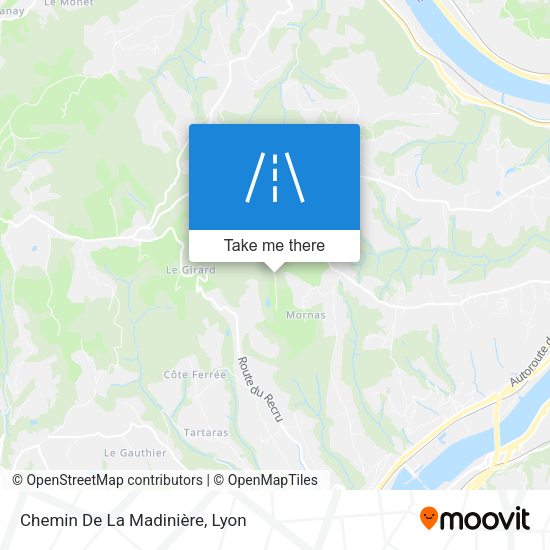 Chemin De La Madinière map