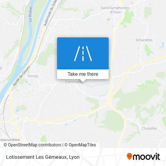 Lotissement Les Gémeaux map