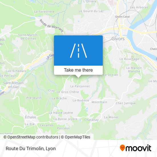 Route Du Trimolin map