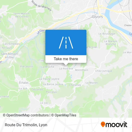 Route Du Trimolin map