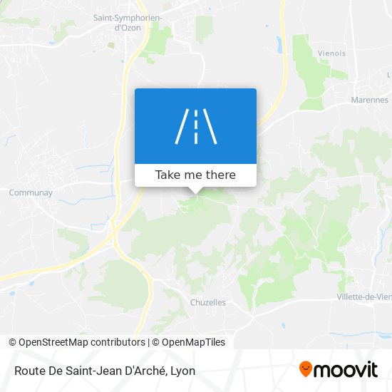 Route De Saint-Jean D'Arché map