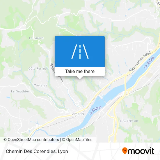 Chemin Des Corendies map