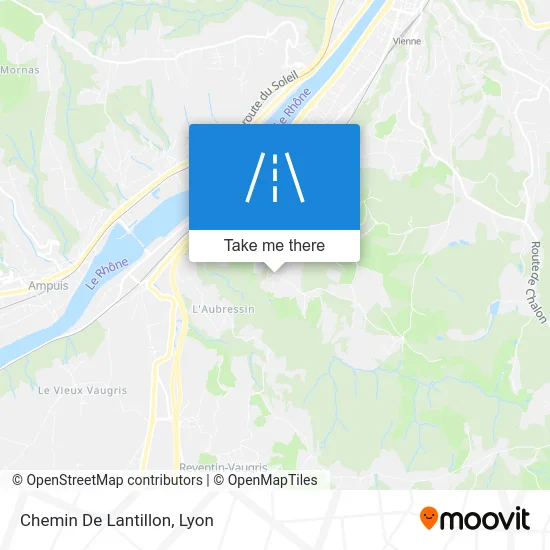 Chemin De Lantillon map